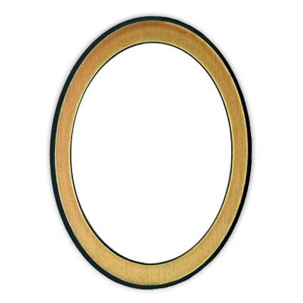 Marco Bronce Ovalado 7x9
