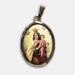 Medalla Virgen del Carmen PLATA
