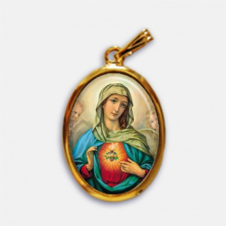 Medalla Corazón de María ORO