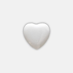 Placa Porcelana Corazón 15x15 mm